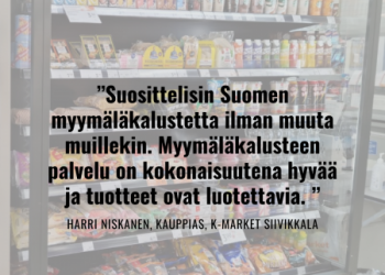 Suomen myymäläkalusta K-Market Siivikkala asiakastarina