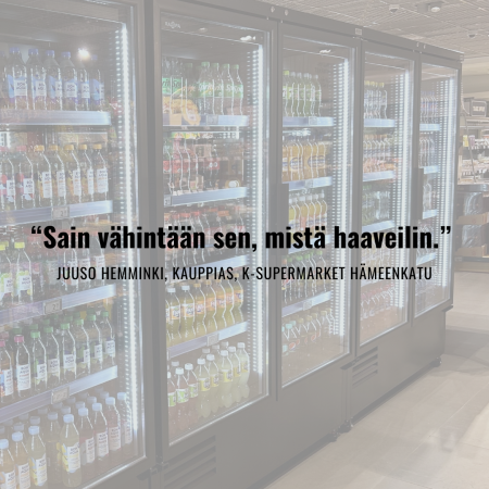 Suomen myymäläkalusta K-SM Hämeenkatu asiakastarina