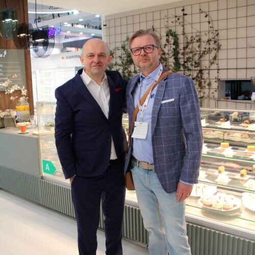 Andrzej Konsor ja Teemu Lahtinen Euroshop 2023 -messuilla