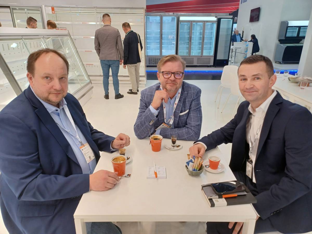 Sami Juutilainen, Teemu Lahtinen ja Piotr Borgosz Euroshop 2023