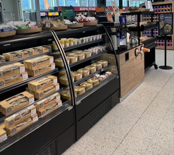 K-Market Karjasilta kylmäkaluste Mia 1,2 m