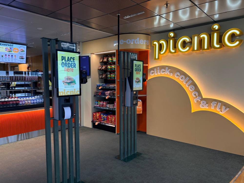 Picnic otti itsepalvelukassat osaksi lentoaseman nopean palvelun mallia