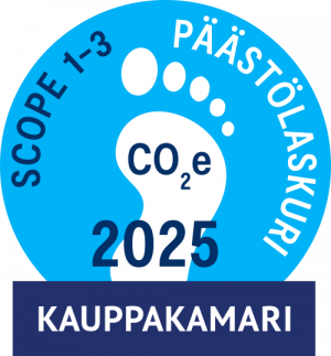 päästölaskurimerkki 2025 pienennetty päästölaskurimerkki 2025